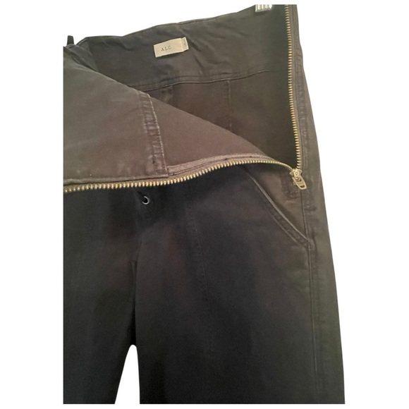 A.L.C Black Lace-Up High Rise Skinny Pants Size 4 - Picture 11 of 11
